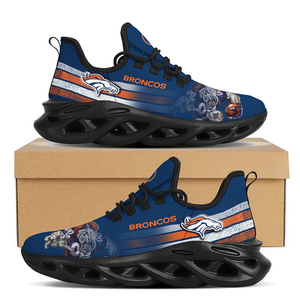 Men's Denver Broncos Flex Control Sneakers 003 Men's Denver Broncos Flex Control Sneakers 003